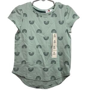 Cat & Jack 4T Short Sleeve Rainbow T-Shirt